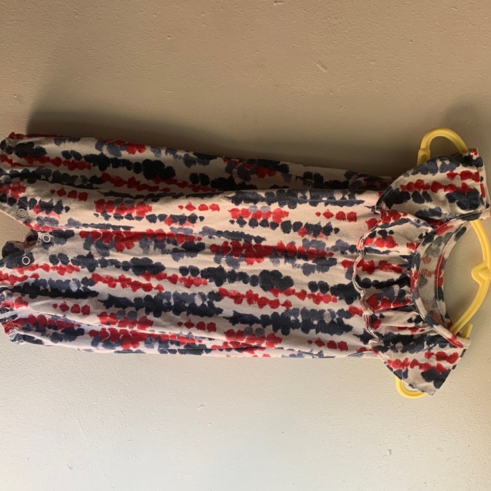 Red white and blue romper